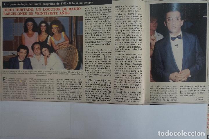 Coleccionismo de Revistas y Peri&oacute;dicos: RECORTE REPORTAJE CLIPPING DE JORDI HURTADO VIRGINIA MATAIX REVISTA SEMANA N&ordm; 2367 P&Aacute;G 86-87 L44