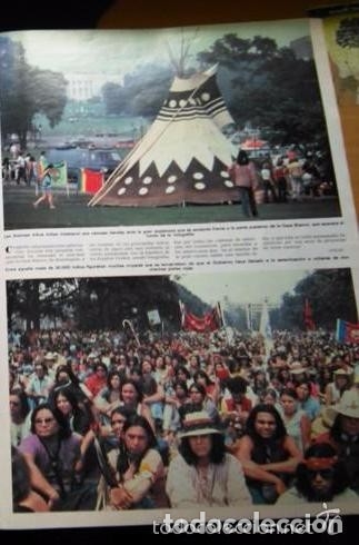Coleccionismo de Revistas y Peri&oacute;dicos: recorte MARLON BRANDO MARCHA INDIA SOBRE WASHINGTON