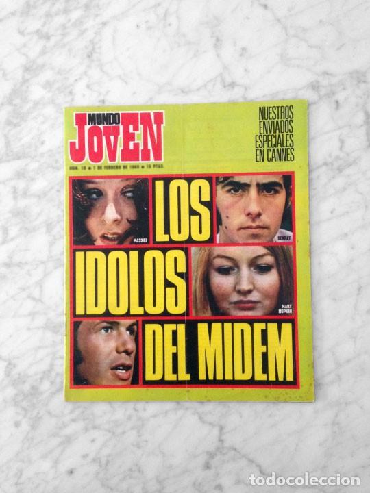 Collezionismo di Riviste e Giornali: MUNDO JOVEN - 1969 - JESS & JAMES, RITA PAVONE, MIDEM 69, BOBBY GOLDSBORO, VOCES AMIGAS, JUAN PARDO