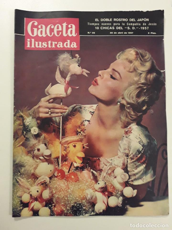 Coleccionismo de Revistas y Peri&oacute;dicos: GACETA ILUSTRADA 28 20 ABRIL 1957.LA COMPA&Ntilde;IA DE JESUS.EL NUEVO JAPON.EL HUNDIMIENTO DEL TITANIC