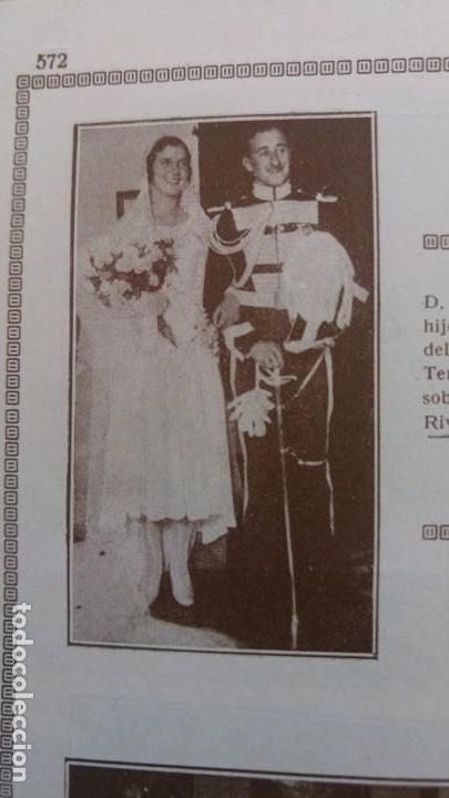 Colecionismo de Revistas e Jornais: BODA PEDRO FERNANDEZ-DURAN Y MARIA TERESA SAAVEDRA LOMBILLO MARQUES PERALES DEL RIO HOJA A&Ntilde;O 1929