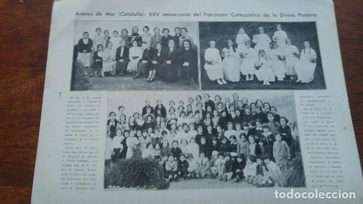 Collectionnisme de Revues et Journaux: ARENYS DE MAR XXV ANIVERSARIO DEL PATRONATO CATEQUISTICO DE LA DIVINA PASTORA HOJA REVISTAA&Ntilde;O 1934