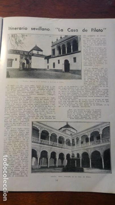 Collezionismo di Riviste e Giornali: LA CASA DE PILATO SEVILLA LOS OJOS DE SANTA LUCIA REVISTA A&Ntilde;O 1934