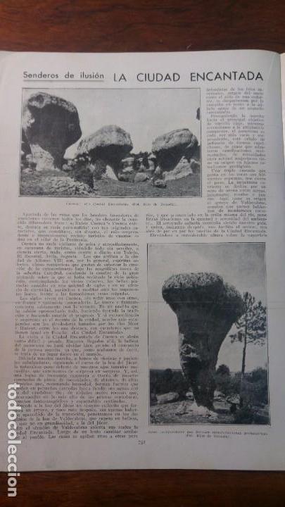 Collezionismo di Riviste e Giornali: LA CIUDAD ENCANTADA CUENCA SAN SEBASTIAN DE MONTMAJOR SANT SEBASTIA REVISTA A&Ntilde;O 1934
