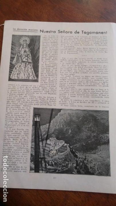 Collezionismo di Riviste e Giornali: TAGAMENT VIRGENES DE LOS ARCOS Y DE SANCHO ABARCA BAQUIO CRANEO DE SANTA INES ALCALA GUADAIRA 1934