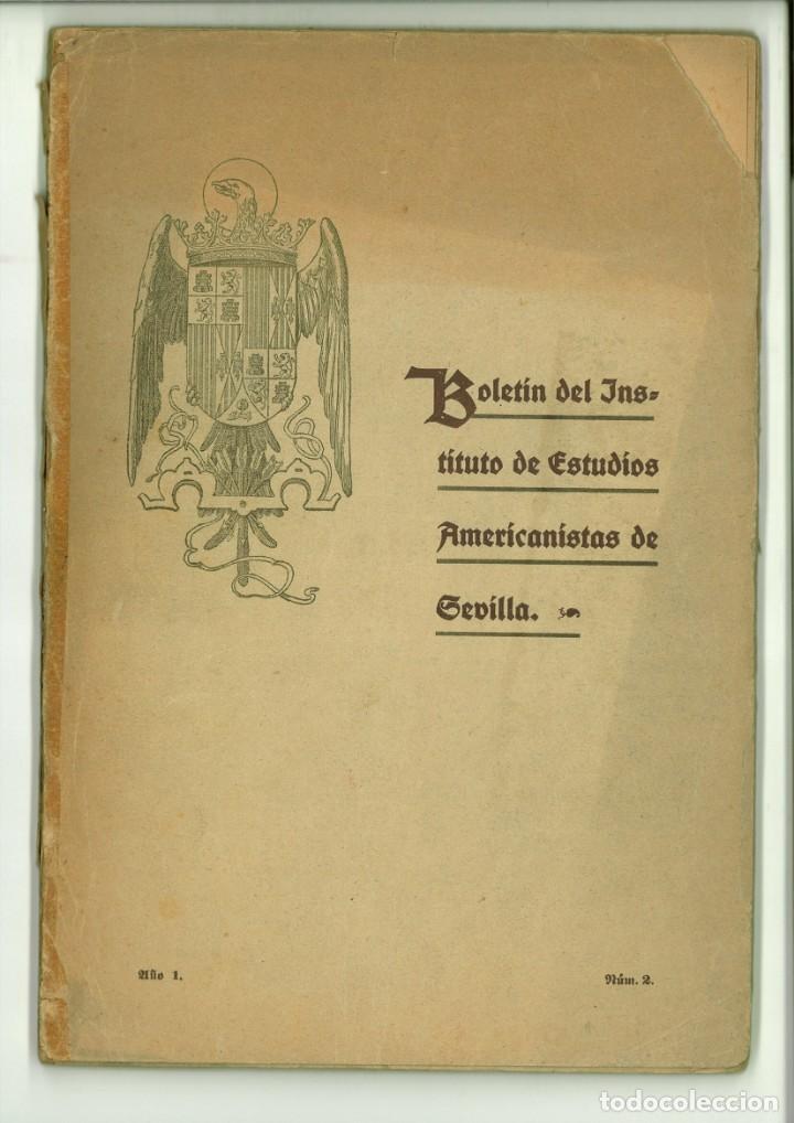 Sammeln von Zeitschriften und Zeitungen: BOLET&Iacute;N DEL INSTITUTO DE ESTUDIOS AMERICANISTAS DE SEVILLA A&Ntilde;O 1 N&Uacute;M. 2
