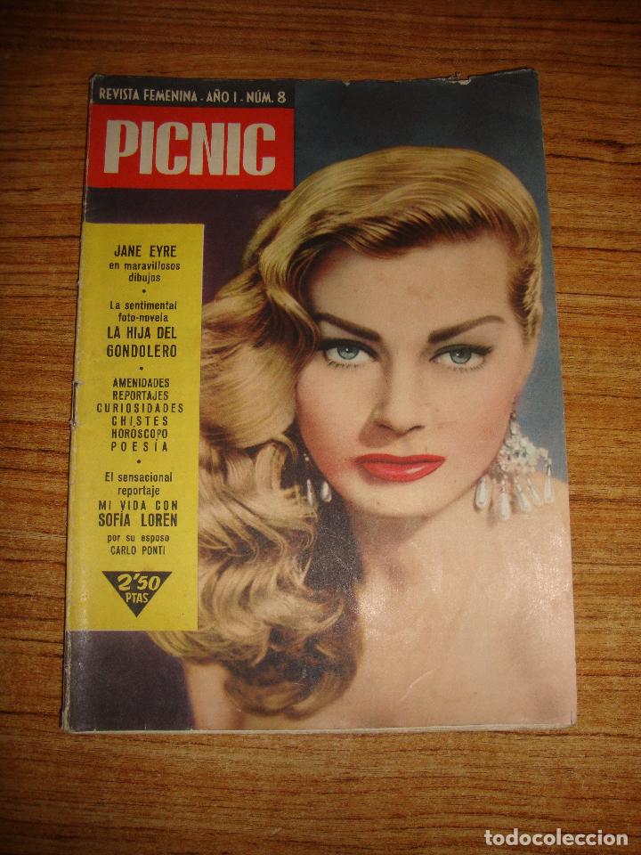 Colecionismo de Revistas e Jornais: REVISTA FEMENINA PICNIC N&ordm; 8