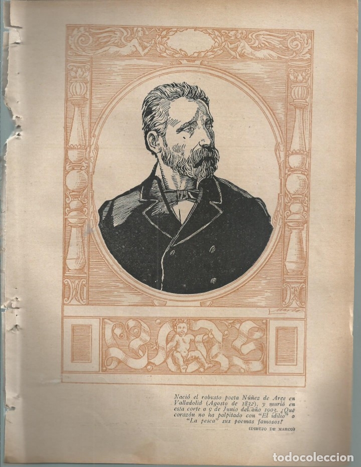 Sammeln von Zeitschriften und Zeitungen: BYN 1 ENE 1928.N&ordm; 1911.SUELTOS: GASPAR NU&Ntilde;EZ DE ARCE POR M.R BLANCO-BELMONTE.PENAGOS. RAMIRO MERINO