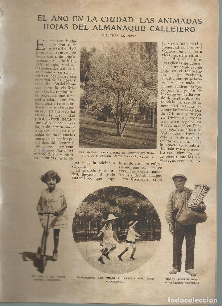 Collezionismo di Riviste e Giornali: BYN 1 ENE 1928.N&ordm; 1911.SUELTOS: JUAN M MATA. MADRID ETNOGRAFIA COSTUMBRES 2 PAG DE XAUDARO. FLORALIA