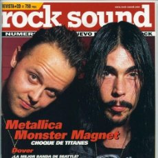 Coleccionismo de Revistas y Periódicos: ROCK SOUND - 1999 - METALLICA, MONSTER MAGNET, SMASH MOUTH, BACKYARD BABIES, DOVER, FERMIN MUGURUZA