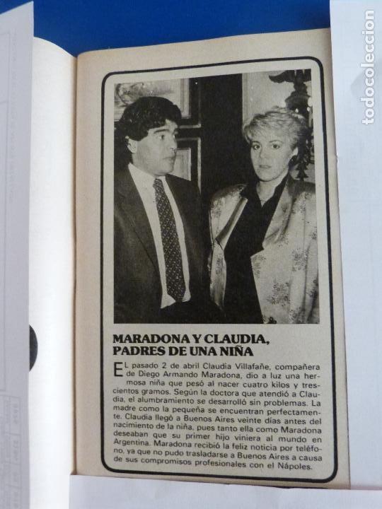 Coleccionismo de Revistas y Peri&oacute;dicos: RECORTE REPORTAJE CLIPPING MARADONA Y CLAUDIA VILLAFA&Ntilde;E REVISTA SEMANA N&ordm; 2461 P&Aacute;G 23