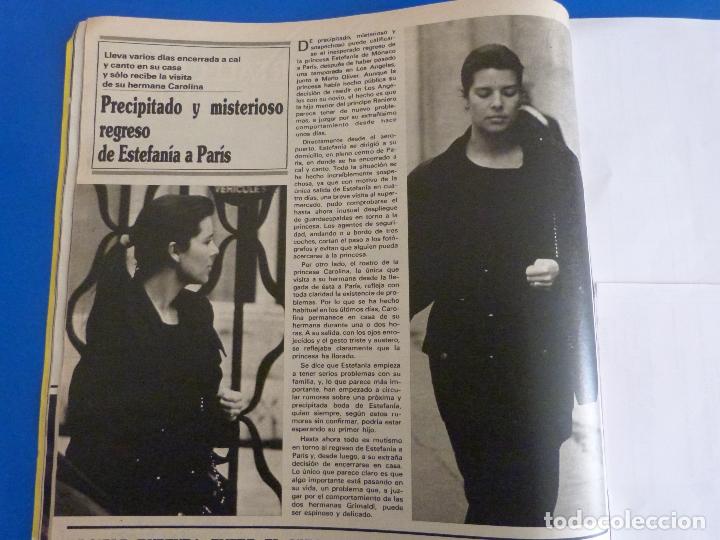 Coleccionismo de Revistas y Peri&oacute;dicos: RECORTE REPORTAJE CLIPPING DE ESTEFANIA DE MONACO REVISTA SEMANA N&ordm; 2461 P&Aacute;G 34