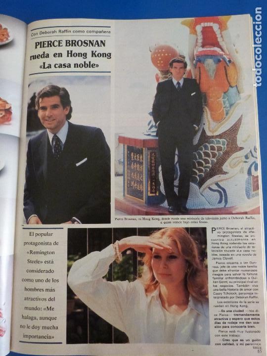 Coleccionismo de Revistas y Peri&oacute;dicos: RECORTE REPORTAJE CLIPPING DE PIERCE BROSNAN LA CASA NOBLE REVISTA SEMANA N&ordm; 2461 P&Aacute;G 85-86