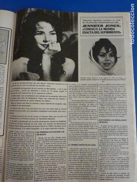 Coleccionismo de Revistas y Peri&oacute;dicos: RECORTE REPORTAJE CLIPPING DE JENNIFER JONES REVISTA SEMANA N&ordm; 2461 P&Aacute;G 127-129