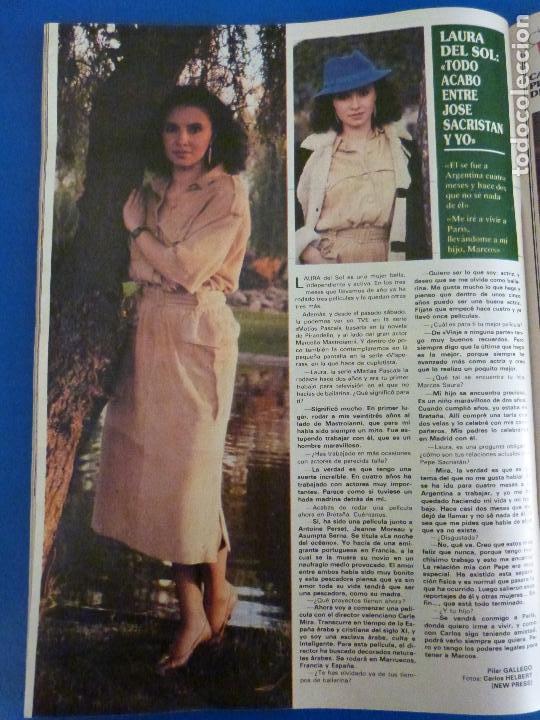 Coleccionismo de Revistas y Peri&oacute;dicos: RECORTE REPORTAJE CLIPPING DE LAURA DEL SOL JOSE SACRISTAN REVISTA SEMANA N&ordm; 2461 P&Aacute;G 150