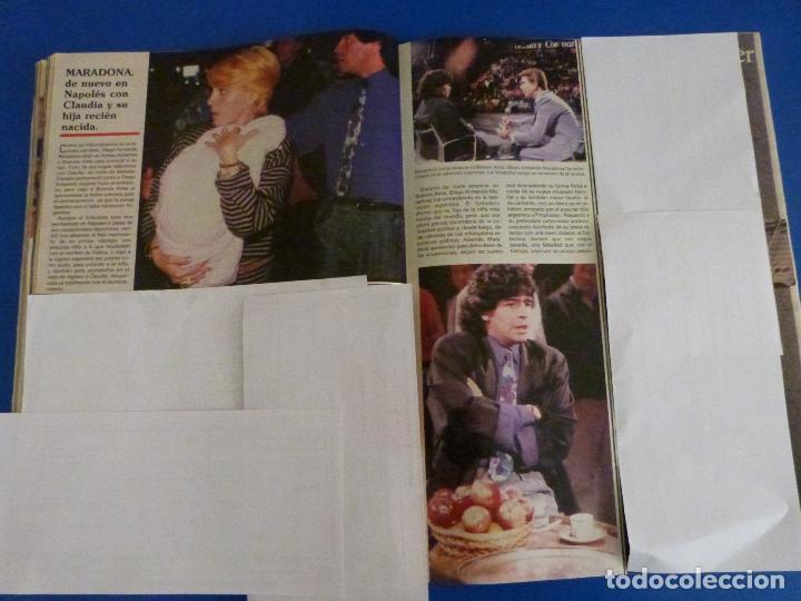 Coleccionismo de Revistas y Peri&oacute;dicos: RECORTE REPORTAJE CLIPPING DE MARADONA CLAUDIA NAPOLES REVISTA SEMANA N&ordm; 2464 P&Aacute;G 118-119