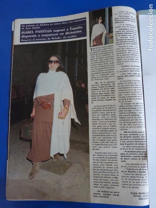 Coleccionismo de Revistas y Peri&oacute;dicos: RECORTE REPORTAJE CLIPPING DE ISABEL PANTOJA REVISTA SEMANA N&ordm; 2493 P&Aacute;G 12