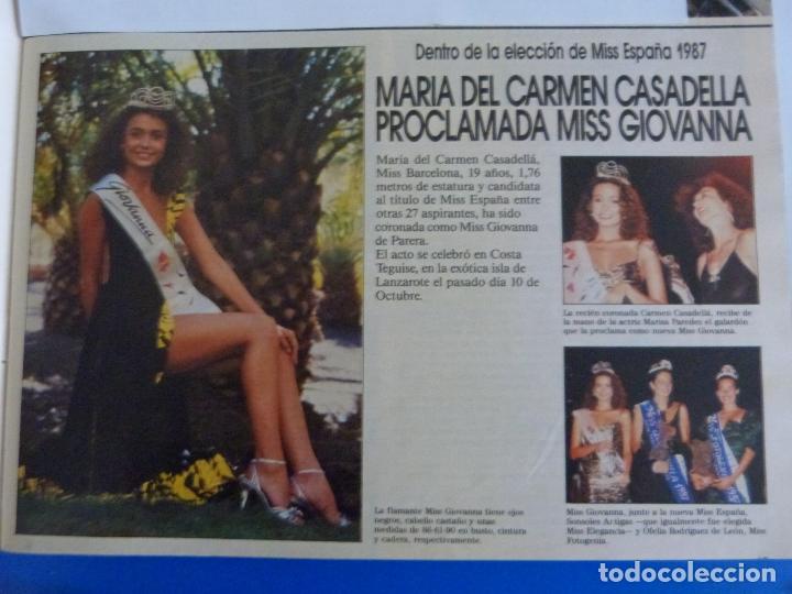 Coleccionismo de Revistas y Peri&oacute;dicos: RECORTE REPORTAJE CLIPPING MARIA DEL CARMEN CASADELLA MISS ESPA&Ntilde;A 87 REVISTA SEMANA N&ordm; 2493 P&Aacute;G 47