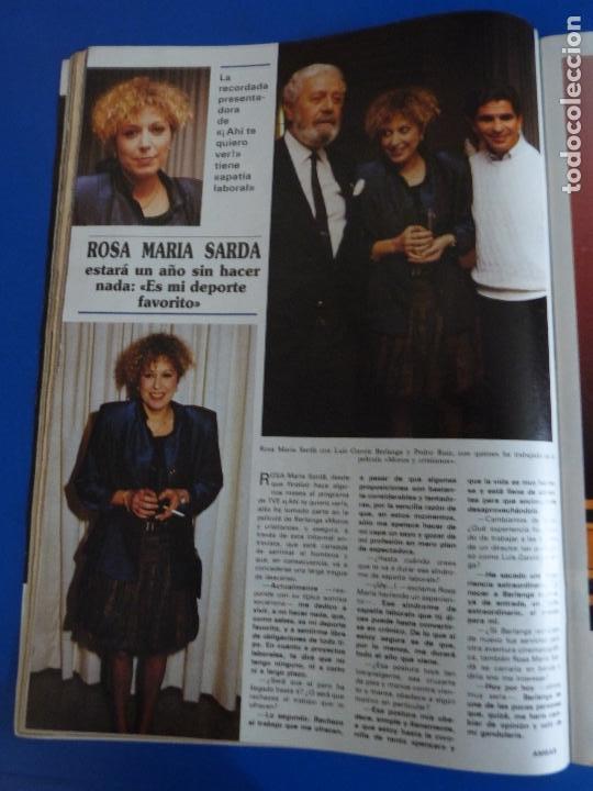 Coleccionismo de Revistas y Peri&oacute;dicos: RECORTE REPORTAJE CLIPPING ROSA MARIA SARDA MOROS Y CRISTIANOS REVISTA SEMANA N&ordm; 2493 P&Aacute;G 56