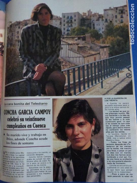 Coleccionismo de Revistas y Peri&oacute;dicos: RECORTE REPORTAJE CLIPPING DE CONCHA GARCIA CAMPOY REVISTA SEMANA N&ordm; 2493 P&Aacute;G 103-104