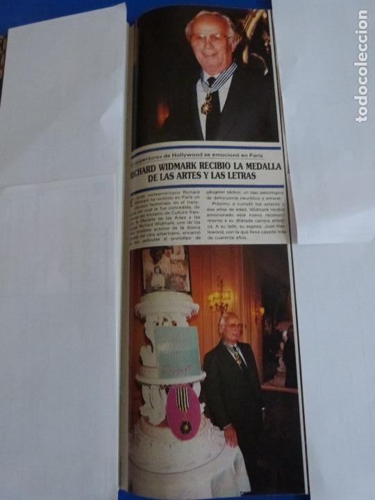 Coleccionismo de Revistas y Peri&oacute;dicos: RECORTE REPORTAJE CLIPPING DE RICHARD WIDMARK REVISTA SEMANA N&ordm; 2493 P&Aacute;G 123