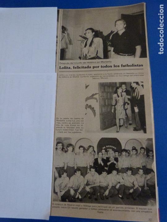 Coleccionismo de Revistas y Peri&oacute;dicos: RECORTE REPORTAJE CLIPPING DE LOLITA LOLA FLORES REVISTA SEMANA N&ordm; 2482 P&Aacute;G 77