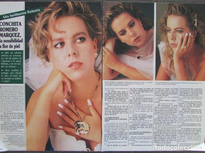 Coleccionismo de Revistas y Peri&oacute;dicos: RECORTE REVISTA SEMANA 2485 1987 CONCHITA ROMERO MARQUEZ.