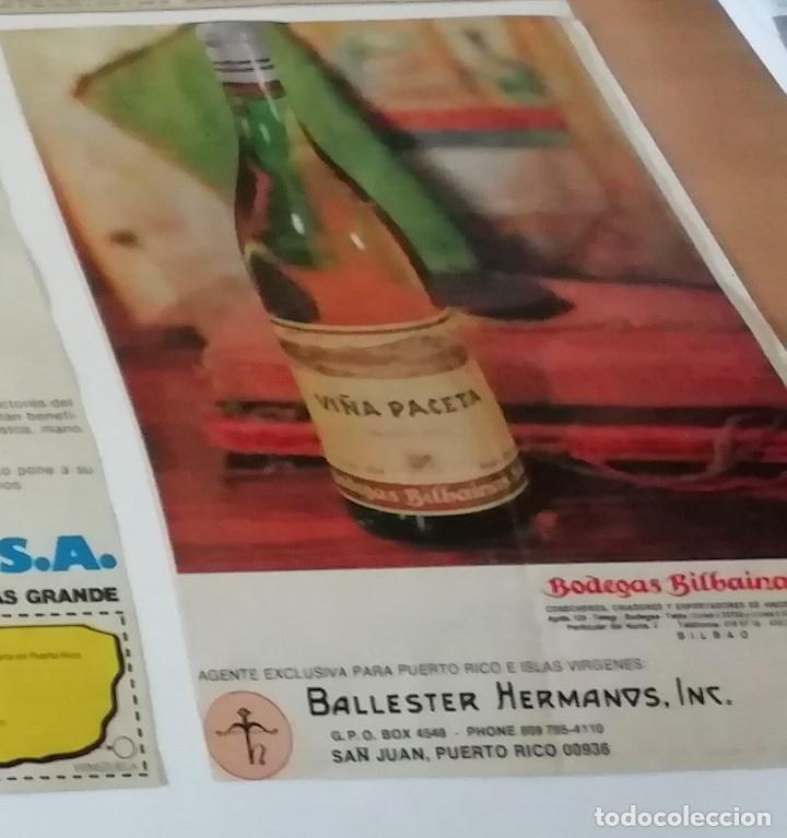 Coleccionismo de Revistas y Peri&oacute;dicos: ANUNCIO DE BODEGAS BILBAINAS EN PUERTO RICO EN RECORTE (R4545) 1 P&Aacute;GINA DIARIO ABC DE ESE A&Ntilde;O