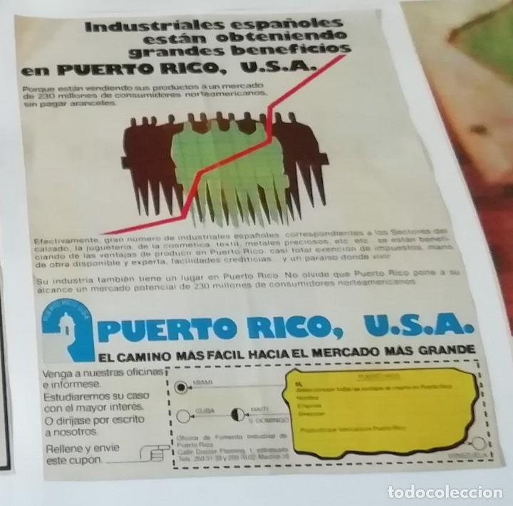 Coleccionismo de Revistas y Peri&oacute;dicos: INDUSTRIALES DE ESPA&Ntilde;A EN PUERTO RICO EN 1980 EN RECORTE DE ANUNCIO (4544) DIARIO ABC DE ESE A&Ntilde;O