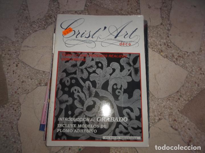 Coleccionismo de Revistas y Peri&oacute;dicos: crist art deco n&ordm; 4, todo lo que podemos realizar con cristal, introduccion al grabado, con patrones
