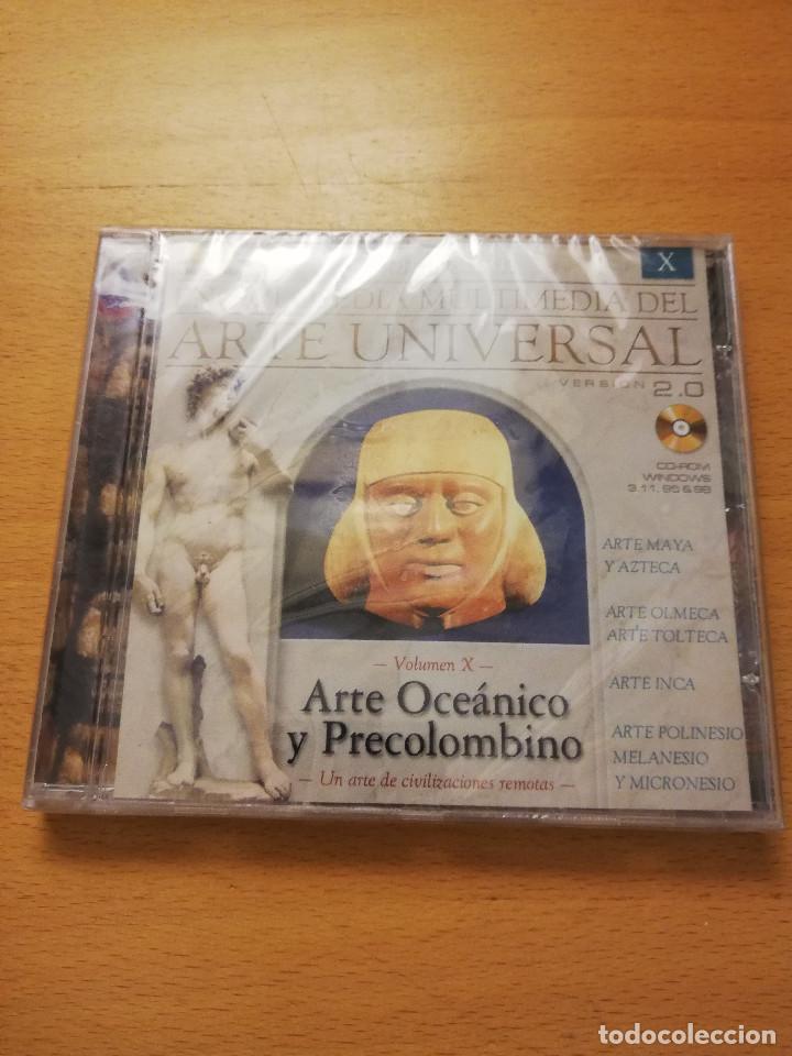 Coleccionismo de revistas y peri&oacute;dicos: ENCICLOPEDIA MULTIMEDIA DEL ARTE UNIVERSAL (VOLUMEN X) ARTE OCE&Aacute;NICO Y PRECOLOMBINO (CD)