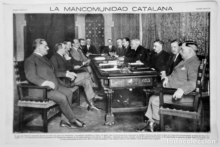 Collection Magazines and Newspapers: 1920 HOJAS REVISTA CONSEJO DE LA MANCOMUNIDAD DE CATALU&Ntilde;A JOSEP PUIG I CADAFALCH PRESID DIPUTACIONES