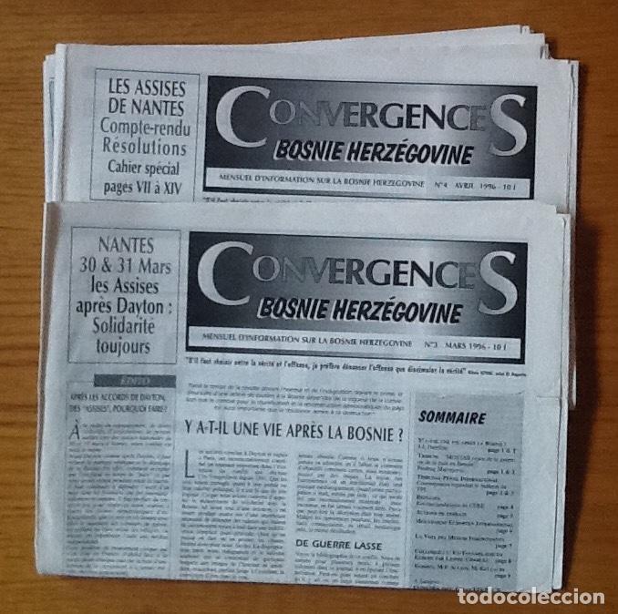 Coleccionismo de revistas y peri&oacute;dicos: Convergences Bosnie Herzegovine. No 3, 4. 1996. France