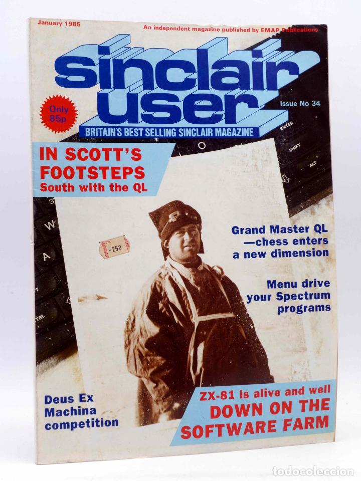 Coleccionismo de Revistas y Peri&oacute;dicos: SINCLAIR USER 34. BRITAIN'S BEST SELLING SINCLAIR MAGAZINE (Vvaa) EMAP, 1985