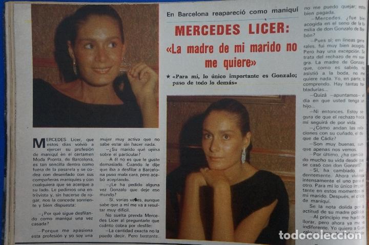 Coleccionismo de Revistas y Peri&oacute;dicos: RECORTE REPORTAJE CLIPPING DE MERCEDES LICER GONZALO REVISTA SEMANA N&ordm; 2331 P&Aacute;G 36 L50