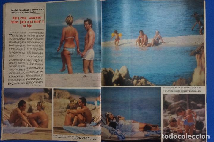 Coleccionismo de Revistas y Peri&oacute;dicos: RECORTE REPORTAJE CLIPPING DE ALAIN PROST FORMULA 1 ANNE MARIE REVISTA SEMANA N&ordm; 2331 P&Aacute;G 92-93 L50