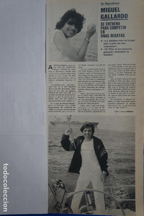 Coleccionismo de Revistas y Peri&oacute;dicos: RECORTE REPORTAJE CLIPPING DE MIGUEL GALLARDO REVISTA SEMANA N&ordm; 2331 P&Aacute;G 105 L50