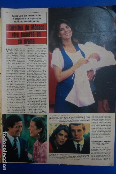 Coleccionismo de Revistas y Peri&oacute;dicos: RECORTE REPORTAJE CLIPPING DE CAROLINA DE MONACO PHILIPPE JUNOT REVISTA SEMANA N&ordm; 2320 P&Aacute;G 3-5