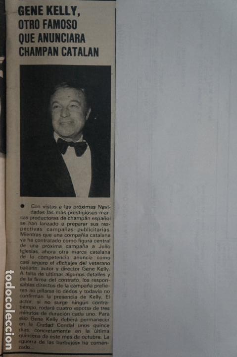 Coleccionismo de Revistas y Peri&oacute;dicos: RECORTE REPORTAJE CLIPPING DE GENE KELLY REVISTA SEMANA N&ordm; 2174 P&Aacute;G 13 L54