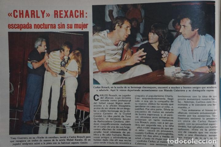 Coleccionismo de Revistas y Peri&oacute;dicos: RECORTE REPORTAJE CLIPPING DE CARLOS REXACH FC BARCELONA CHARLY REVISTA SEMANA N&ordm; 2174 P&Aacute;G 24 L54