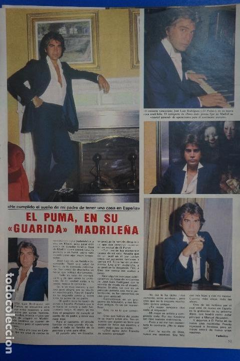 Coleccionismo de Revistas y Peri&oacute;dicos: RECORTE REPORTAJE CLIPPING DE JOSE LUIS RODRIGUEZ EL PUMA REVISTA SEMANA N&ordm; 2174 P&Aacute;G 51