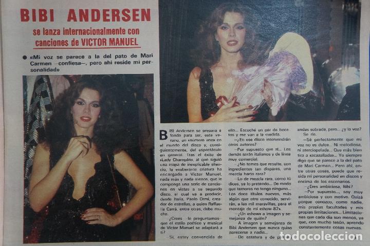 Coleccionismo de Revistas y Peri&oacute;dicos: RECORTE REPORTAJE CLIPPING DE BIBI ANDERSEN REVISTA SEMANA N&ordm; 2200 P&Aacute;G 31