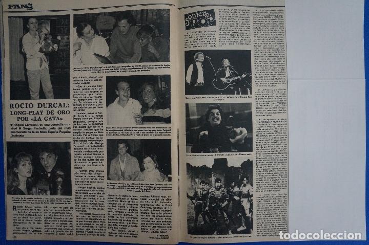 Coleccionismo de Revistas y Peri&oacute;dicos: RECORTE REPORTAJE CLIPPING ROCIO DURCAL ANGELA CARRASCO GARFUNKEL OTROS SEMANA N&ordm; 2200 P&Aacute;G 100-101