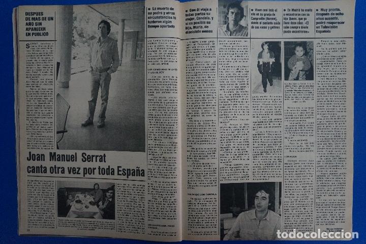Coleccionismo de Revistas y Peri&oacute;dicos: RECORTE REPORTAJE CLIPPING DE JOAN MANUEL SERRAT REVISTA SEMANA N&ordm; 2161 P&Aacute;G 54-55 L54