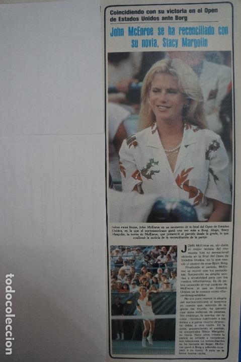 Coleccionismo de Revistas y Peri&oacute;dicos: RECORTE REPORTAJE CLIPPING DE JOHN MCENROE STACY MARGOLIN REVISTA SEMANA N&ordm; 2172 P&Aacute;G 39 L54