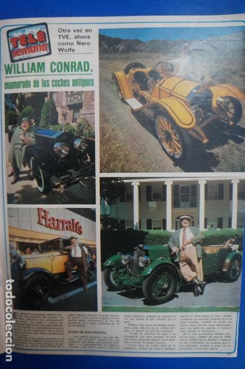 Coleccionismo de Revistas y Peri&oacute;dicos: RECORTE REPORTAJE CLIPPING DE WILLIAM CONRAD REVISTA SEMANA N&ordm; 2172 P&Aacute;G 57 LOTE 54