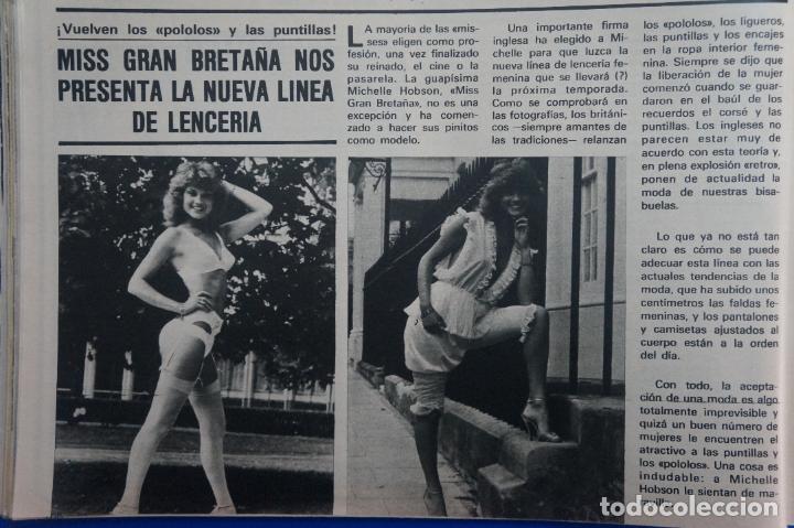 Coleccionismo de Revistas y Peri&oacute;dicos: RECORTE REPORTAJE CLIPPING DE MISS GRAN BRETA&Ntilde;A MICHELLE HOBSON REVISTA SEMANA N&ordm; 2173 P&Aacute;G 108 L54