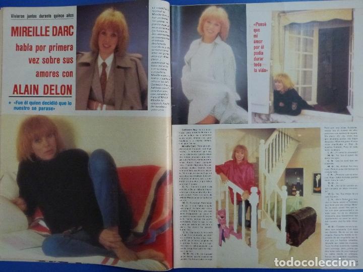 Coleccionismo de Revistas y Peri&oacute;dicos: RECORTE REPORTAJE CLIPPING DE MIREILLE DARC ALAIN DELON REVISTA SEMANA N&ordm; 2347 P&Aacute;G 36-40 L50