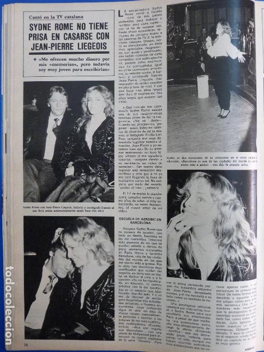 Coleccionismo de Revistas y Peri&oacute;dicos: RECORTE REPORTAJE CLIPPING DE SYDNE ROME JEAN PIERRE LIEGEOIS REVISTA SEMANA N&ordm; 2348 P&Aacute;G 38 L50