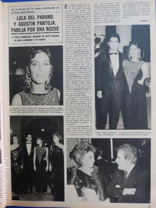 Coleccionismo de Revistas y Peri&oacute;dicos: RECORTE REPORTAJE CLIPPING DE LOLA DEL PARAMO AGUSTIN PANTOJA REVISTA SEMANA N&ordm; 2348 P&Aacute;G 39 L50